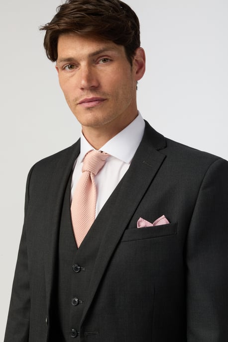 Slim Fit Charcoal Jacket - Image 4