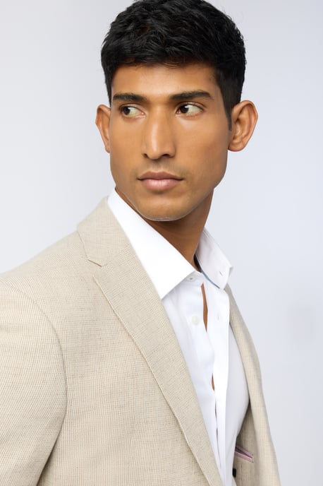 Monro Slim Fit Puppytooth Jacket - Image 4