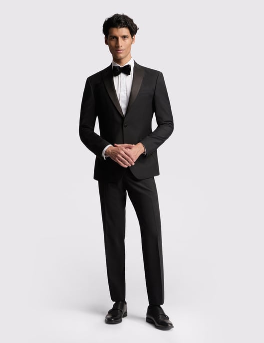 Slim Fit Tuxedo Suit Jacket - Image 2