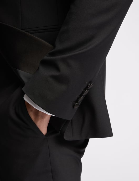 Slim Fit Tuxedo Suit Jacket - Image 4