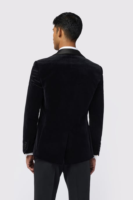 Slim Fit Velvet Jacket - Image 3