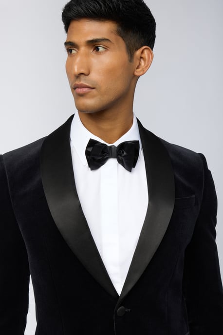 Slim Fit Velvet Jacket - Image 4
