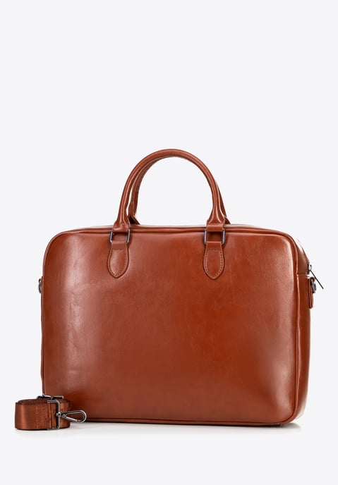 Wittchen Heren 16" Laptoptas, Imitatieleer, Bruin, Bruin, Eco-leer - Image 3