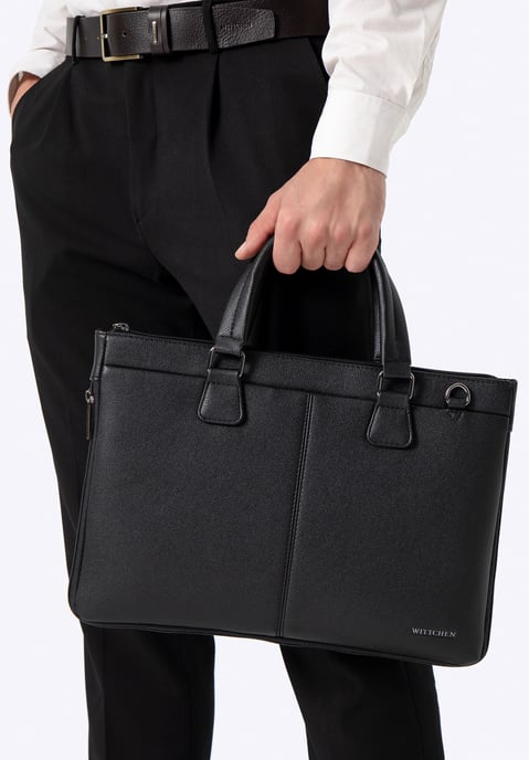 Wittchen Heren 14,5" Laptoptas in Kunstleer Zwart - Image 2