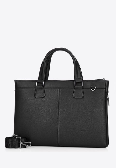 Wittchen Heren 14,5" Laptoptas in Kunstleer Zwart - Image 3
