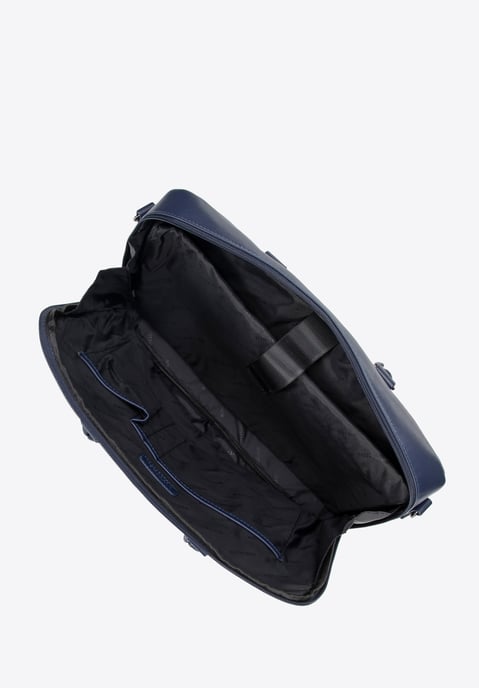 Wittchen Heren 16" Laptoptas, Imitatieleer, Marineblauw, Eco-leer - Image 3