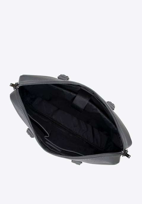 Wittchen Heren 16" Laptoptas in Imitatieleer Grijs - Image 4
