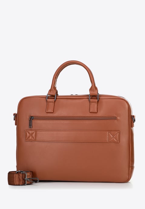 Wittchen Heren 16" Laptoptas, Lichtbruin, Imitatieleer, Lichtbruin, Eco-leer - Image 2