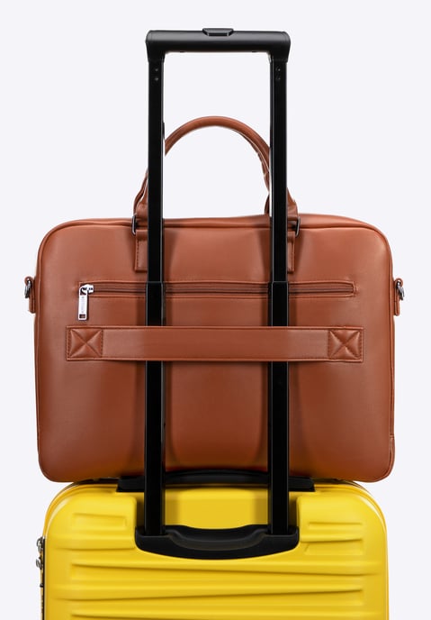 Wittchen Heren 16" Laptoptas, Lichtbruin, Imitatieleer, Lichtbruin, Eco-leer - Image 5