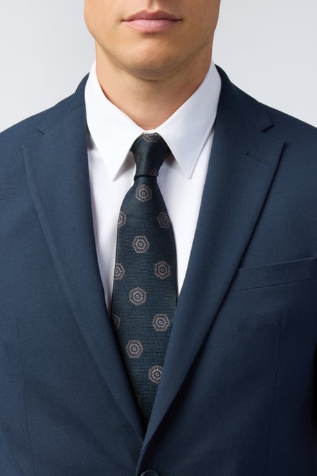 Hexagon Medallion Tie - Image 2