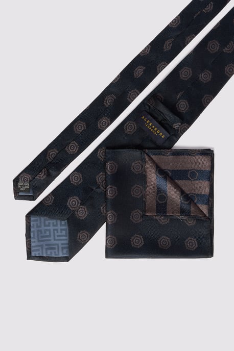 Hexagon Medallion Tie - Image 3