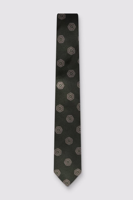 Hexagon Medallion Tie - Image 1