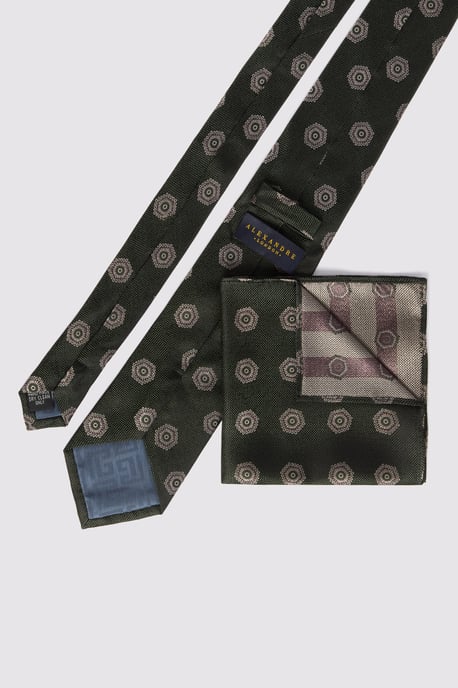 Hexagon Medallion Tie - Image 3
