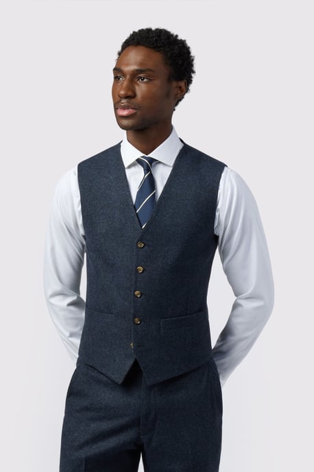 Tailored Fit Donegal Waistcoat - Image 1