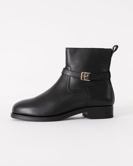 TH Buckle Booties in Black - Image 2
