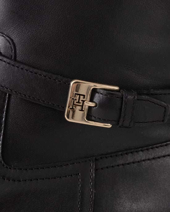TH Buckle Booties in Black - Image 5