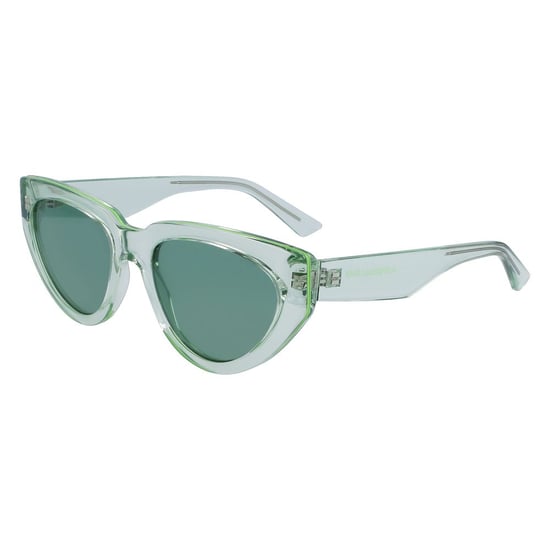 Karl Lagerfeld Groene Geinjecteerde Zonnebril - Image 1