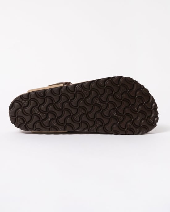 Gizeh Natural Oiled Leather Sandals in Tan - Image 4