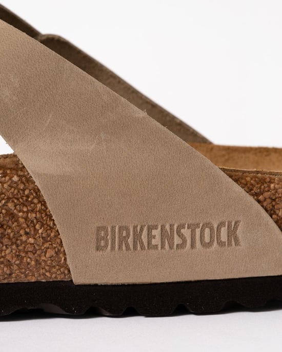Gizeh Natural Oiled Leather Sandals in Tan - Image 5