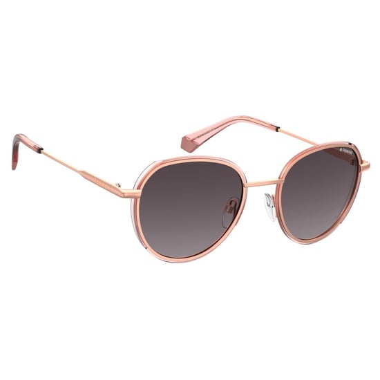 Polaroid Rose Gold Metal Sunglasses - Image 3