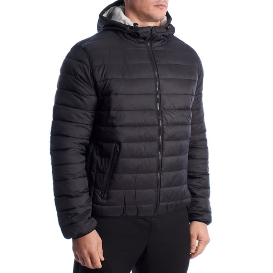 Heren Gewatteerde Jas met Kap US40127020 - Image 3