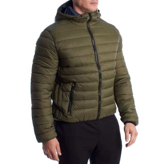 Heren Gewatteerde Jas met Capuchon US40127020 - Image 3