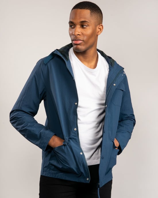 Hanley Coat in Medium Blue - Image 6
