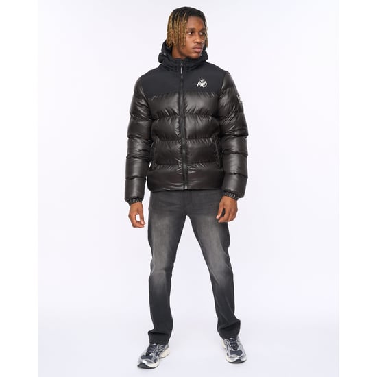 Heren Kings Will Dream Summs Puffer Jacket in Charcoal - Image 2