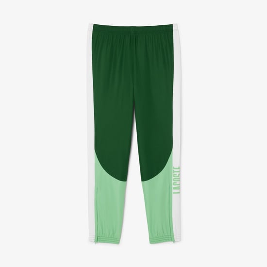 Men's Lacoste Sport Tennis Colour Block Joggers in Green - Image 1
