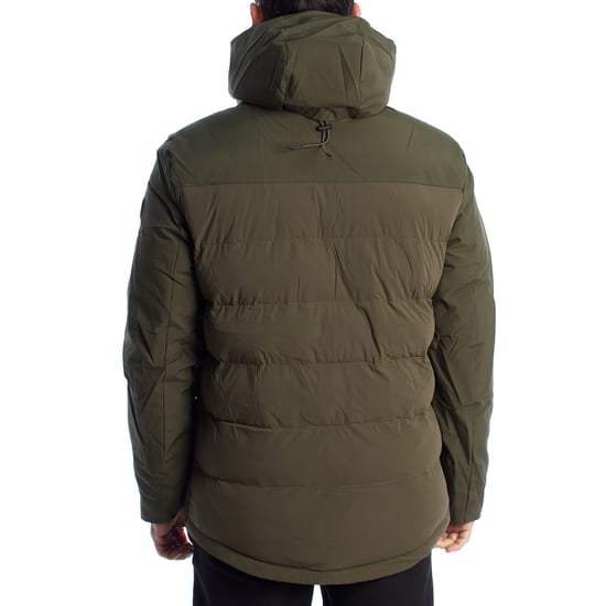 Herrens vadderade parka med huvtröja US40127016 - Image 4