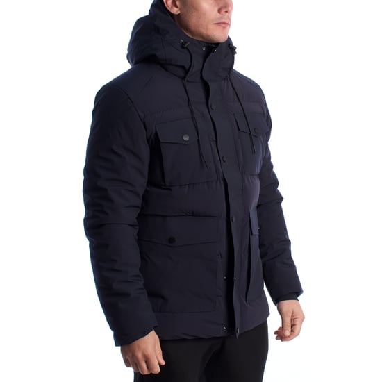 Heren Gevoerde Parkajack met Kap US40127016 - Image 3