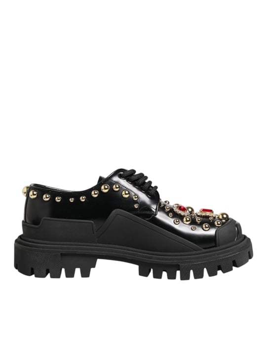 Nitarbetade läderoxfords - Image 2