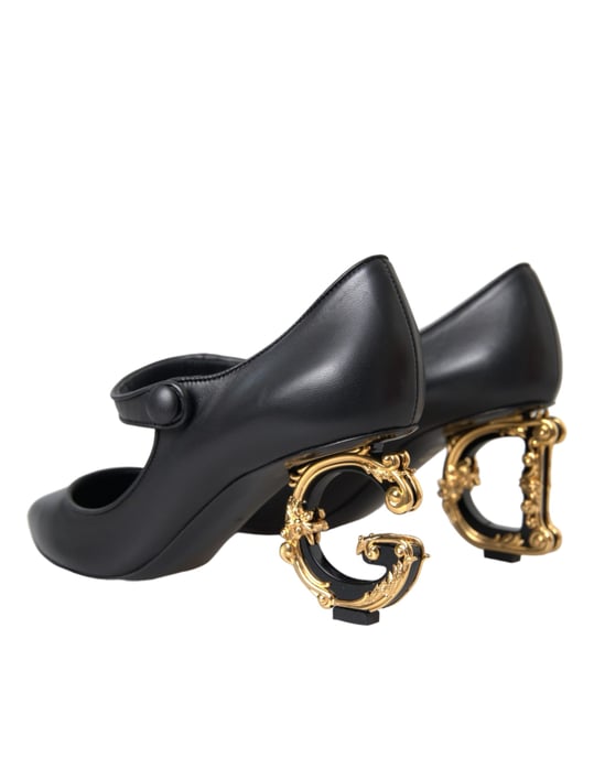 Baroque Heel Pumps Pointed Toe Style - Image 4