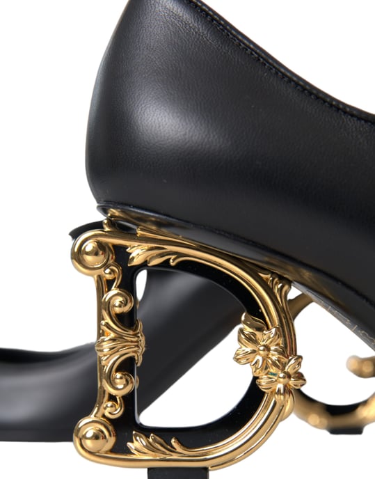Baroque Heel Pumps Pointed Toe Style - Image 5
