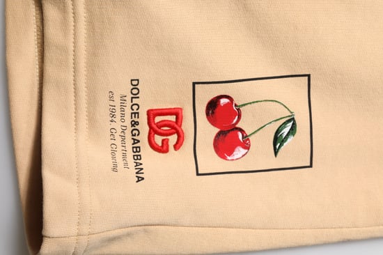 Körsbärsmönstrade avslappnade shorts - Image 6