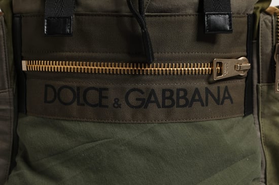 Militair Groene Patchwork Reisrugzak - Image 2