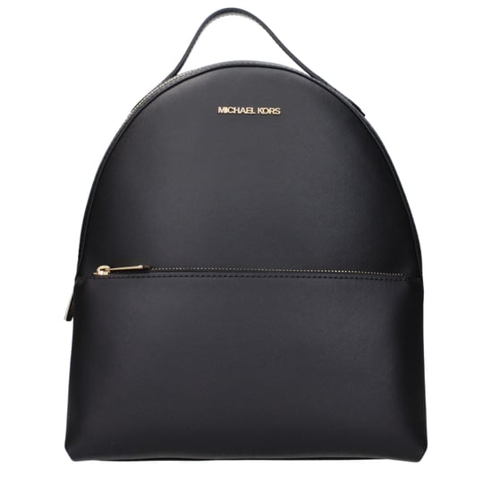 Black Leather Backpack - Image 1