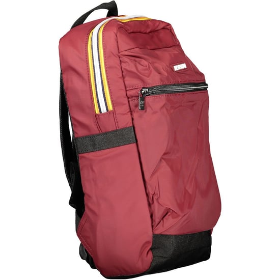 Röd polyamid unisex ryggsäck - Image 2
