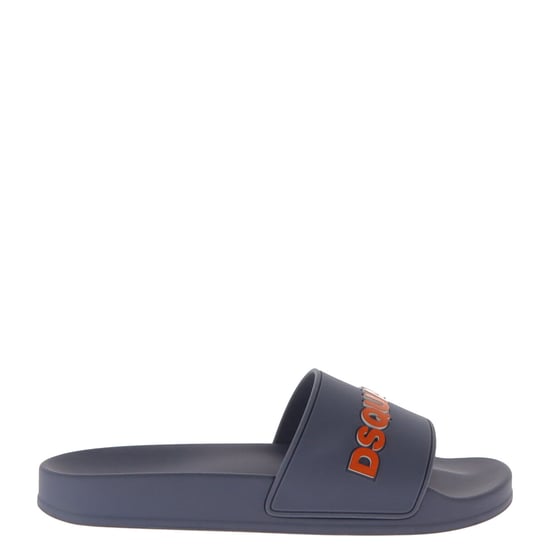 Rubberen slippers met logo - Image 1