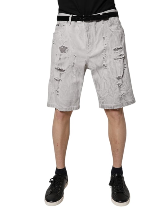 Versleten Denim Korte Broek - Image 2