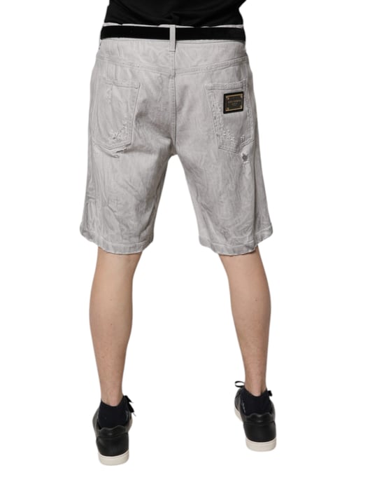 Versleten Denim Korte Broek - Image 4