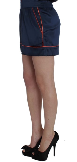 Zijden Shorts Met Oranjekleurige Afwerking - Image 2