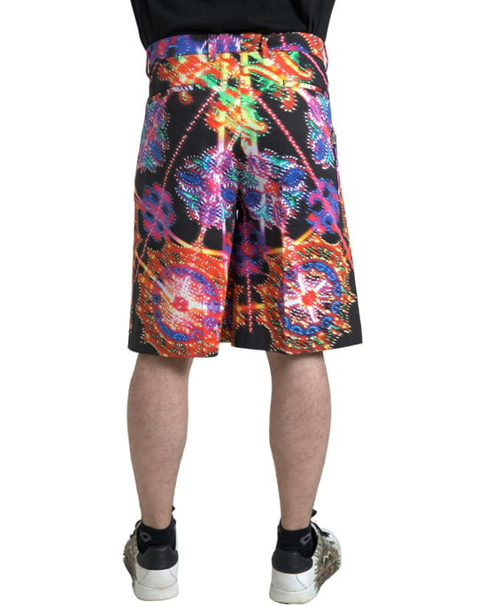 Casual Shorts Multicolor Print - Image 2