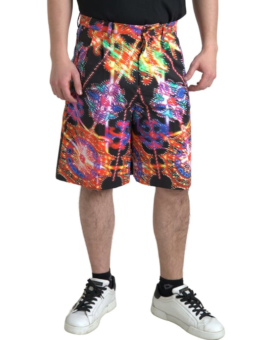 Casual Shorts Multicolor Print - Image 3
