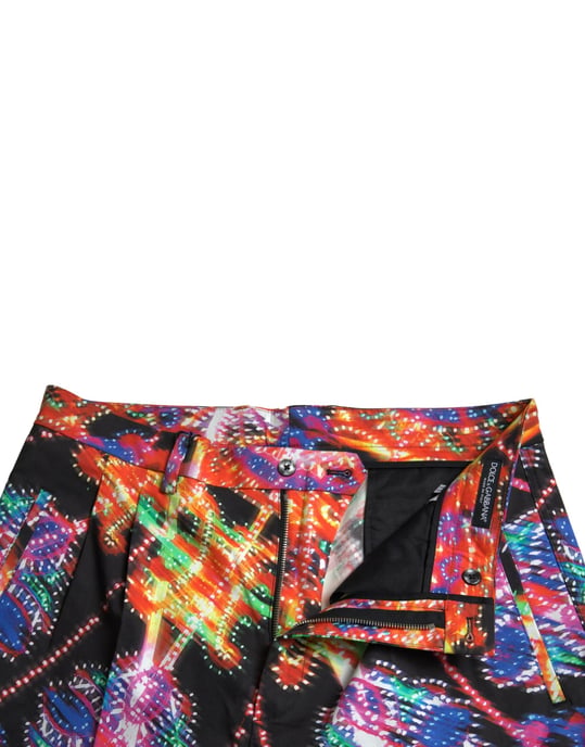 Casual Shorts Multicolor Print - Image 4