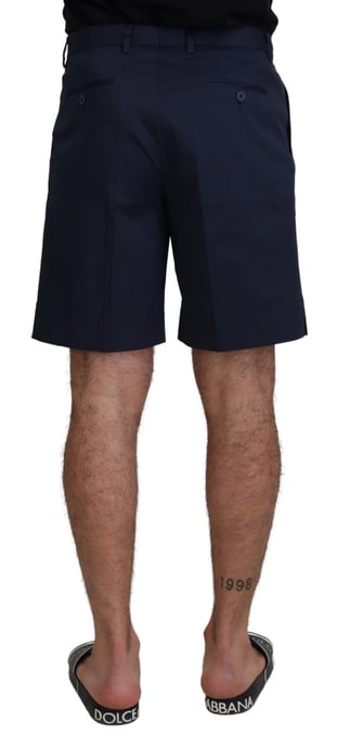 Marineblauwe Klassieke Shorts - Image 2