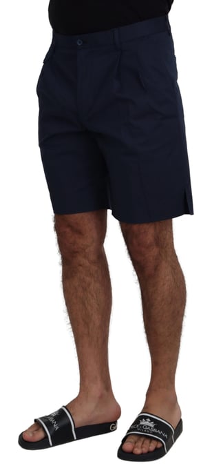 Marineblauwe Klassieke Shorts - Image 4