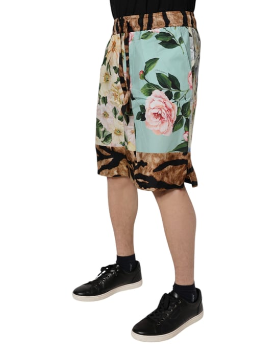 Bloemen dierenprint shorts - Image 3