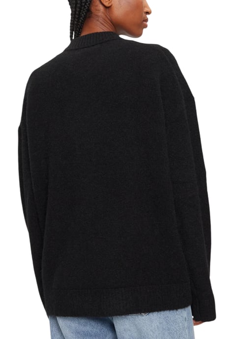 Mock Neck Relaxed Fit Sweater - Image 2