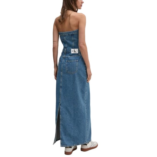Denim Maxi-jurk Strapless Stijl - Image 3